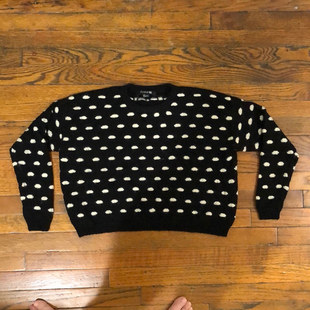Forever21 polka dot sweater